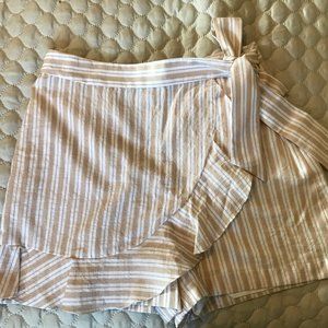 Intermix Striped Linen Short, NWT, Small